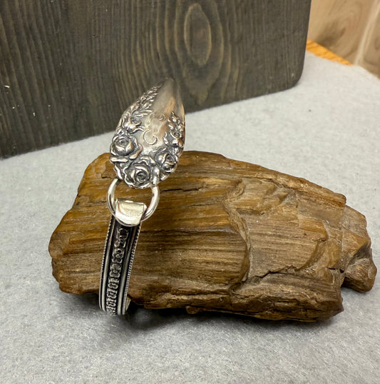 Handmade Sterling Silver Hinged Bangle Bracelet