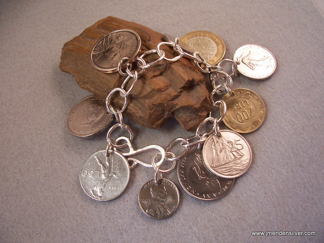 Coin Charm Bracelet