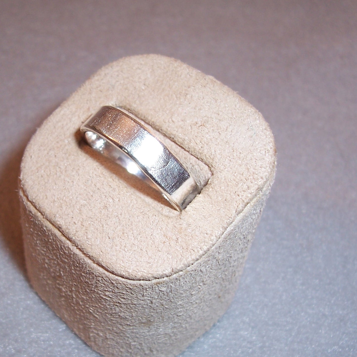 Sterling Silver Band Ring Hand Made (Wedding?)