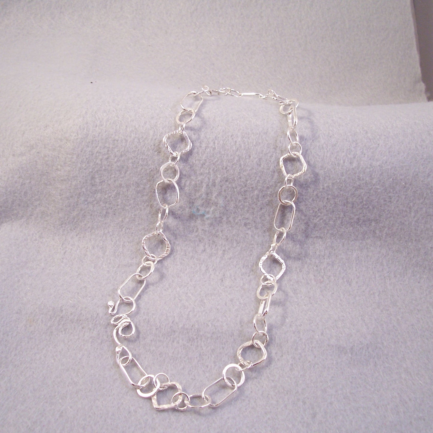 Hand Made Sterling Silver Chain Necklace