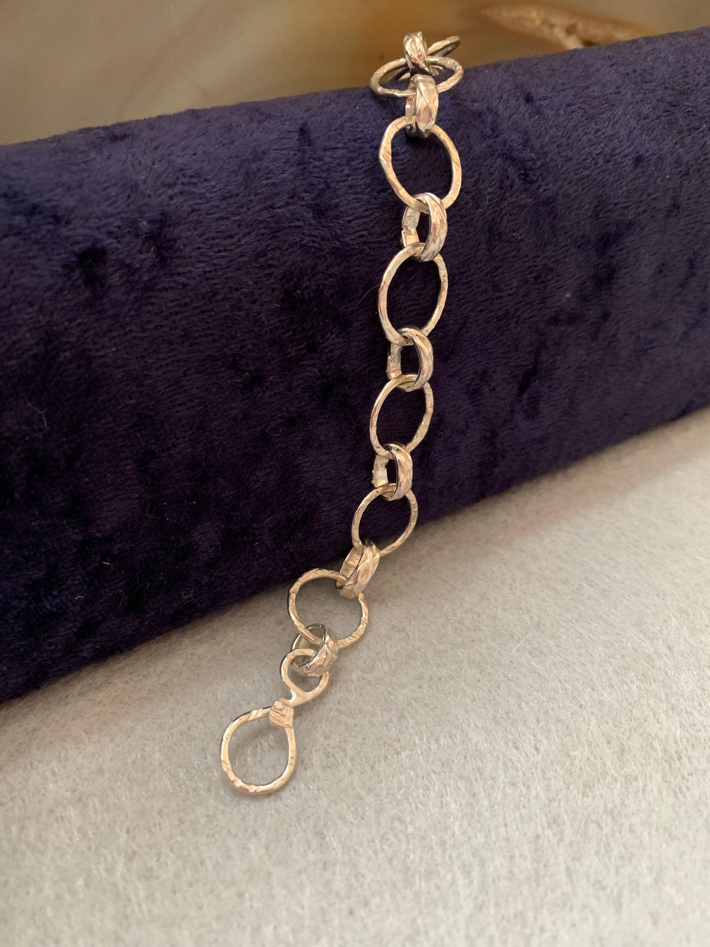 Hand Made Sterling Silver Chain Bracelet