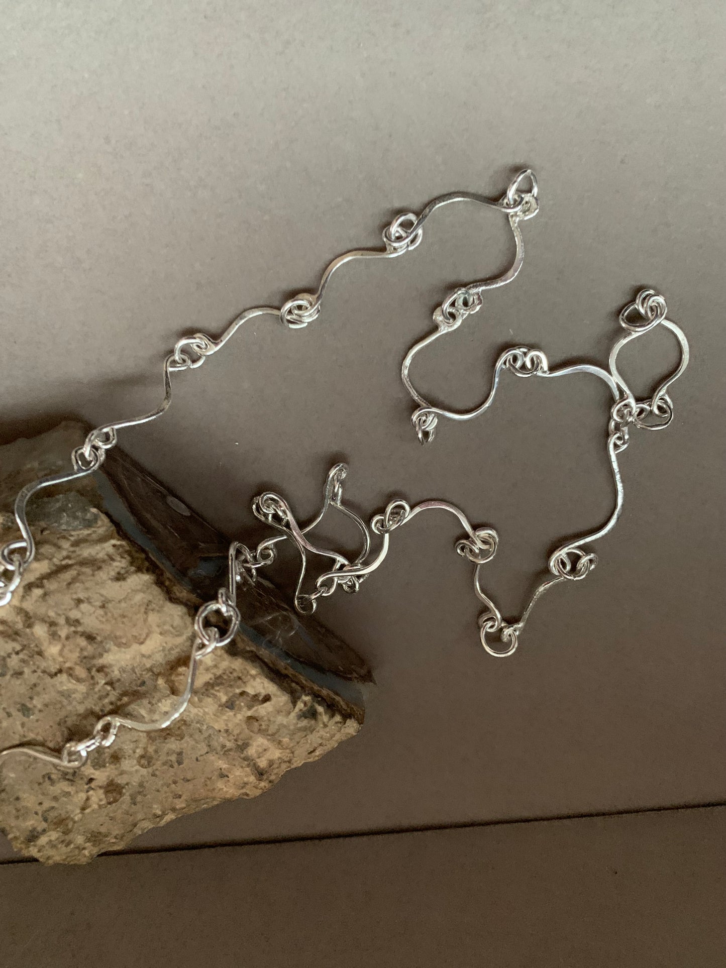 Hand Made Sterling Silver Chain “wiggles”