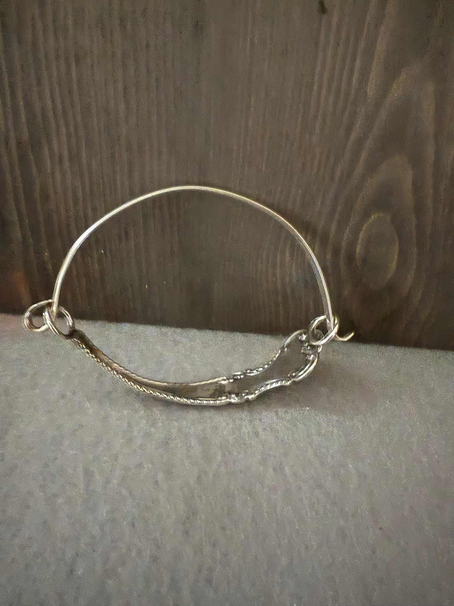Handmade Sterling Silver Hinged Bangle Cambridge
